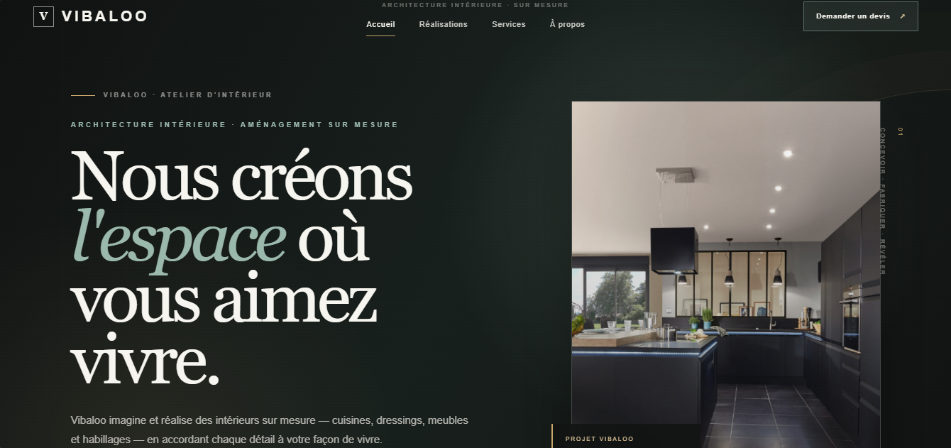 Vibaloo — website screenshot